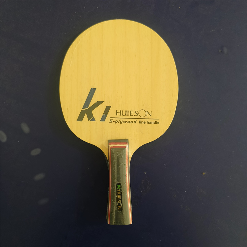 Table Tennis Blade - Huieson K1 テーブルテニスラケット 5層構造無垢材製 ファインハンドル アユーススプルース