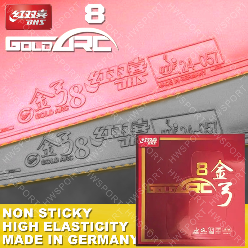 Table Tennis Joola - DHS ゴールド アーク 8 卓球ラバー ベタつかない