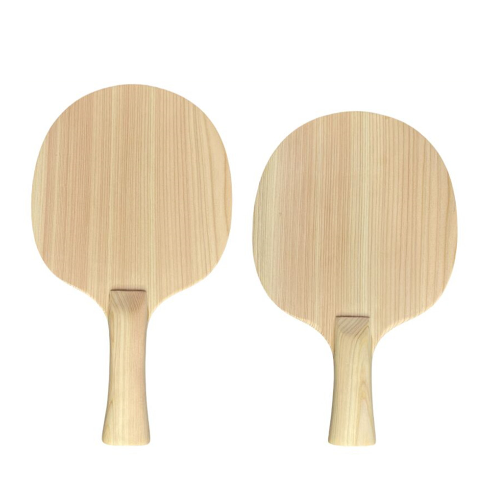 Table Tennis Blade - 単層ヒノキ無垢材卓球ブレード 8mm ピンポンブレード FL CS ソフト弾性