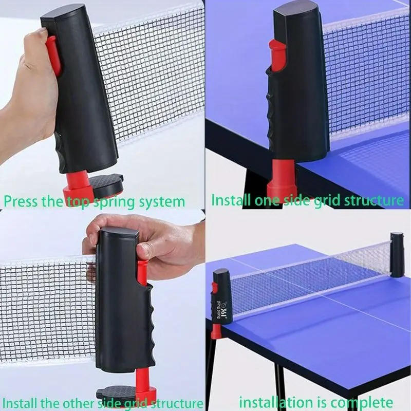 Table Tennis Net - 2025年ホット卓球ネットどこでも格納式ラックスポーツ交換ピンポンポストネットエクササイズアクセサリー機器