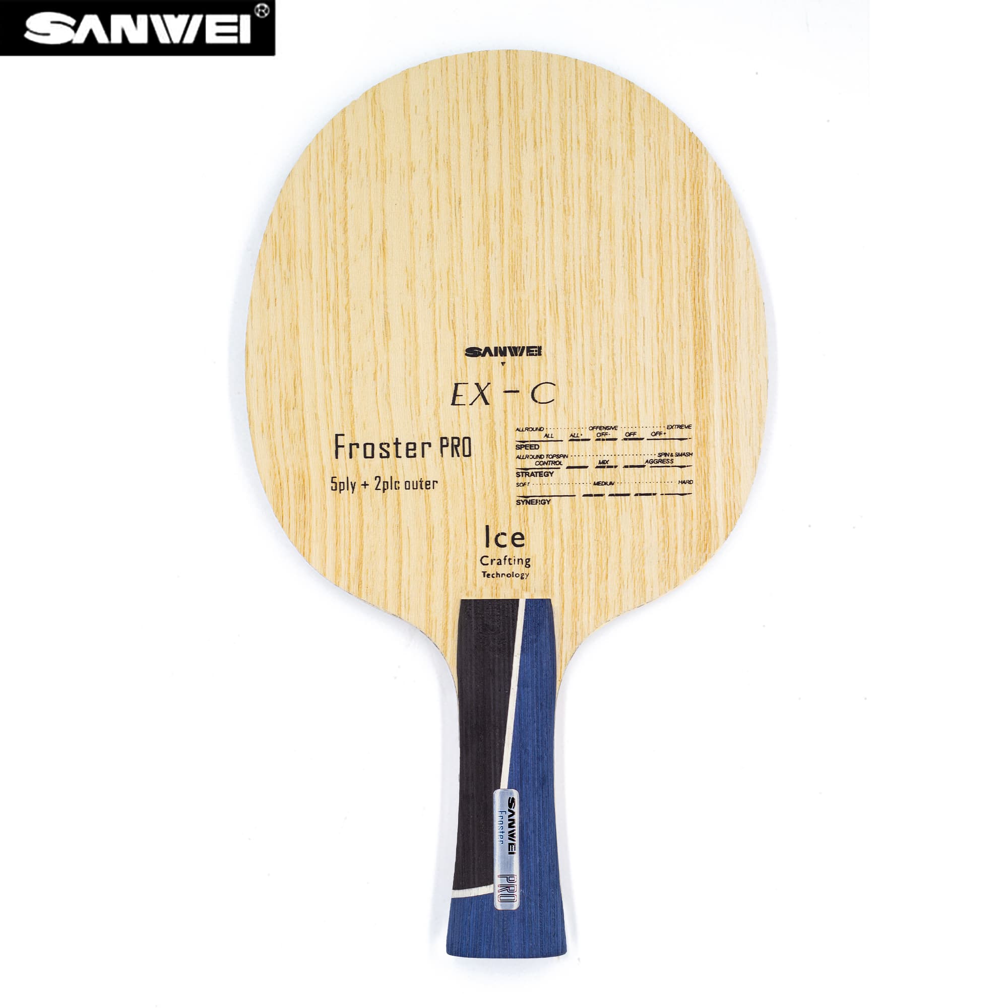 Table Tennis Blade - 三威 ALC 卓球ラケット フロスター プロ