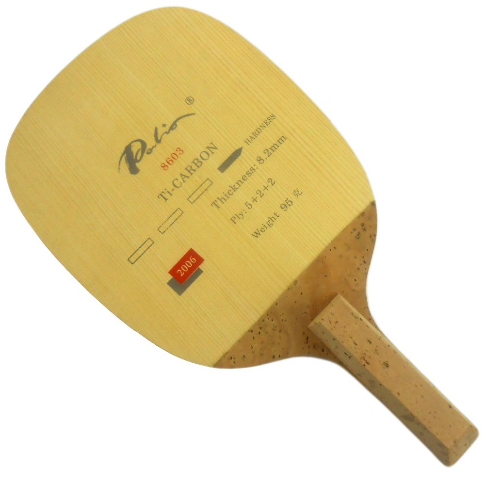 Table Tennis Padel - Palio-カーボンチタンテーブルラケット,Tバックラケットjs,日本のへそ,高速攻撃,オリジナル,8603