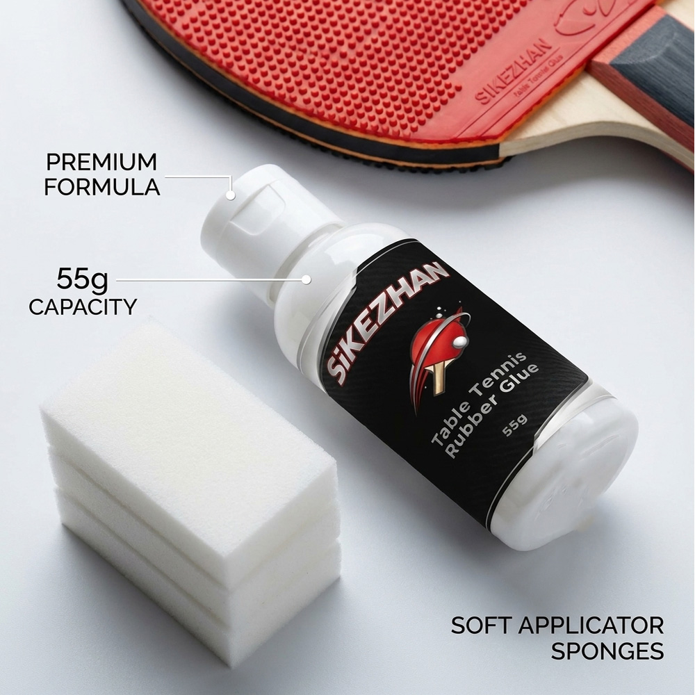 55G 卓球ラバー接着剤ピンポンパドル接着剤 ラケット組み立 - Table Tennis Padel のレビューと価格