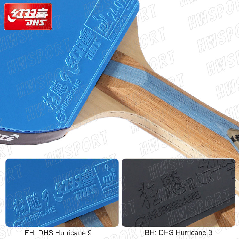 Dhs-テーブルテニスラケット、7つのスターッピングポンパド - Table Tennis Padel のレビューと価格