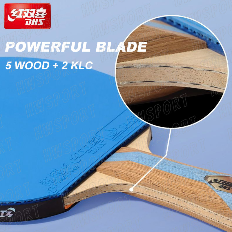 Dhs-テーブルテニスラケット、7つのスターッピングポンパド - Table Tennis Padel のレビューと価格