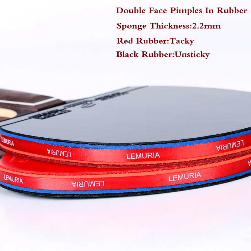Lemuria EBENHOLZ-卓球ラケット、ピンプルズイ - Table Tennis Padel のレビューと価格