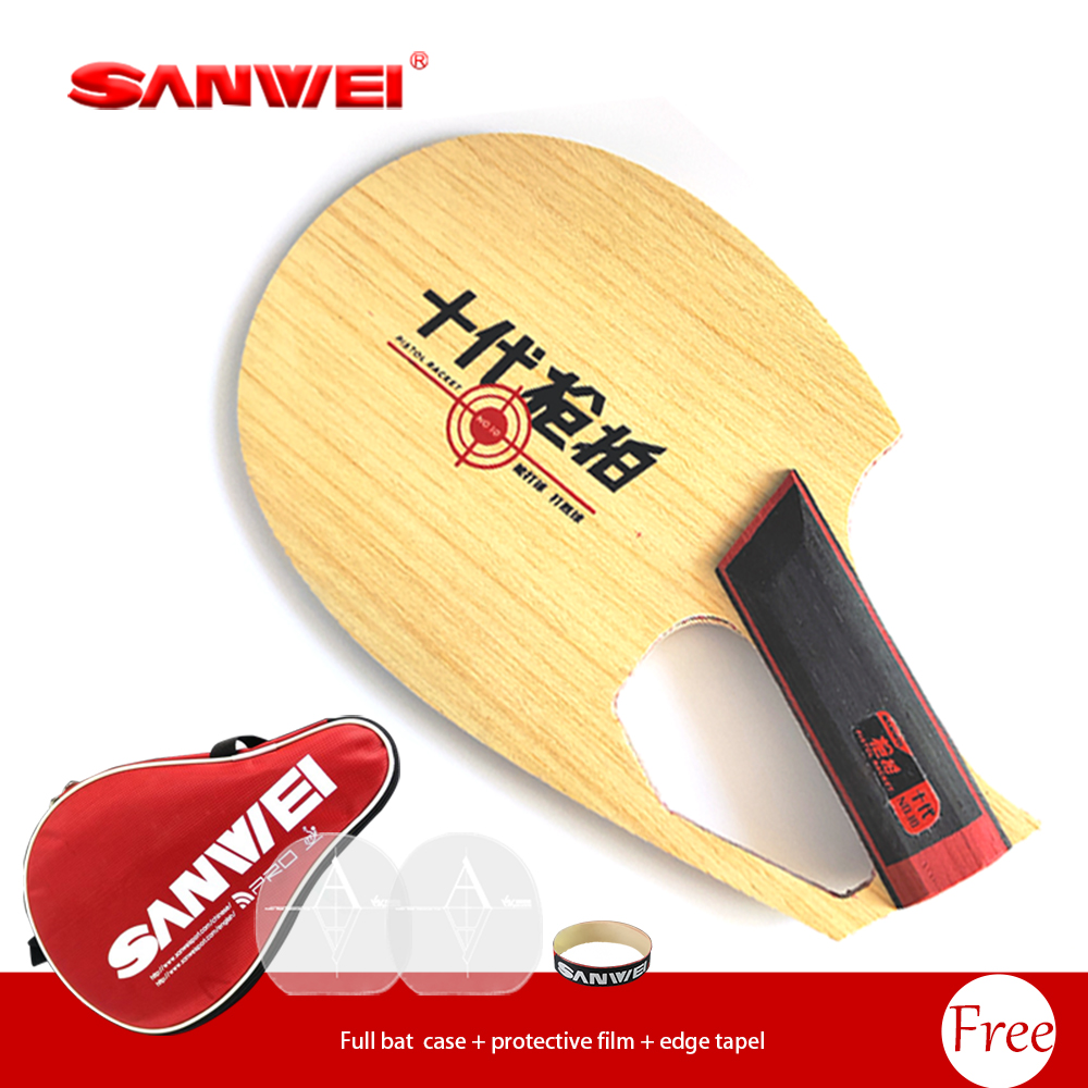 オリジナルSANWEI特許取得済みピストル型ラケットシェーク - Table Tennis Blade のレビューと価格