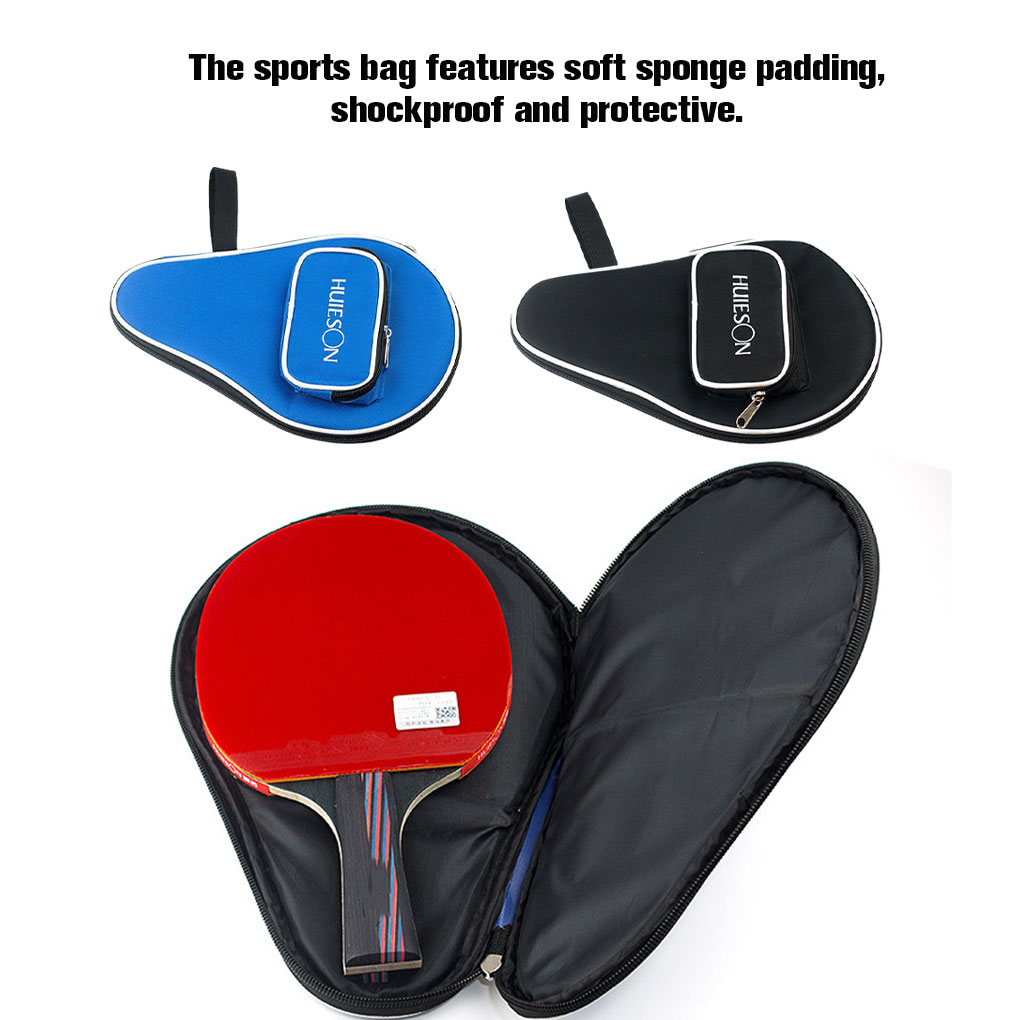 黒/青シングル卓球ラケットバットバッグオックスフォード布スポ - Table Tennis Umpire のレビューと価格