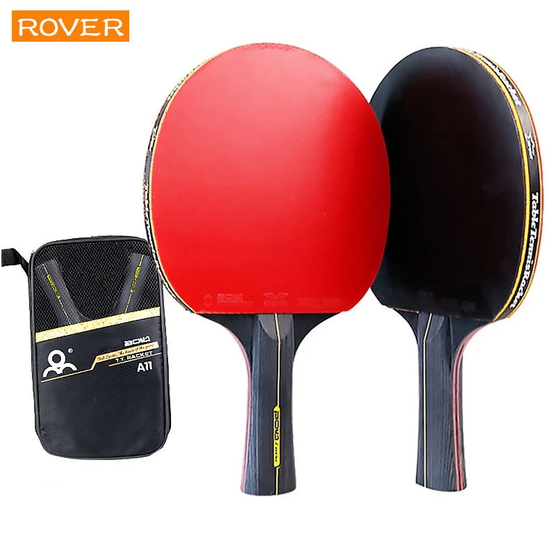 卓球ラケットセット,5つ星,6つ星,2ピース,プロのゴム製ピ - Table Tennis Padel のレビューと価格