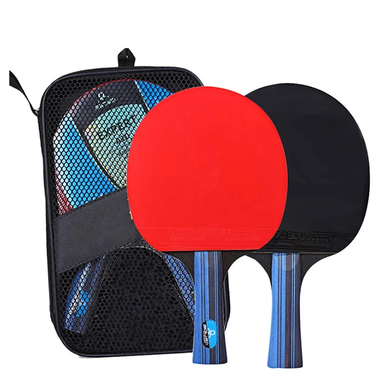 卓球ラケットセット,5つ星,6つ星,2ピース,プロのゴム製ピ - Table Tennis Padel のレビューと価格