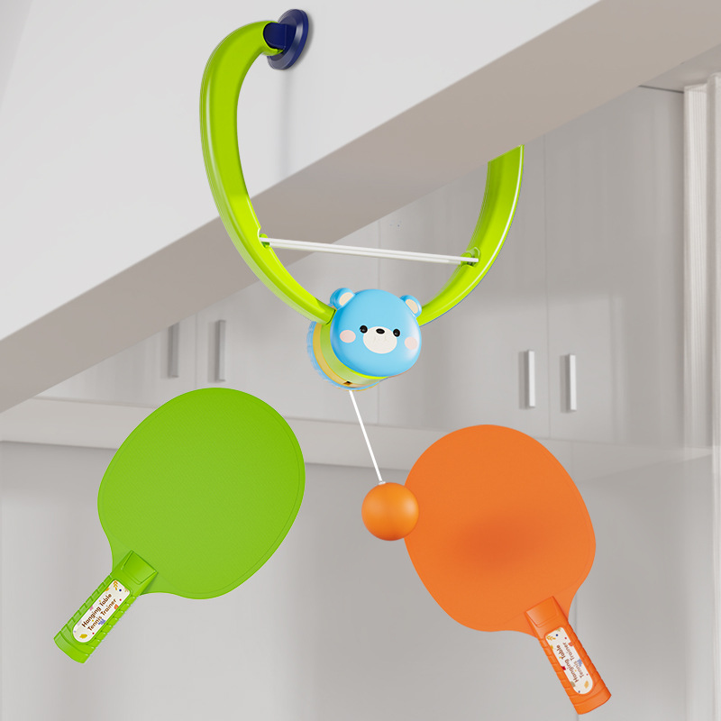 屋内吊り下げ式卓球トレーナー ポータブルセット 子供用ポータ - Table Tennis Drawing のレビューと価格