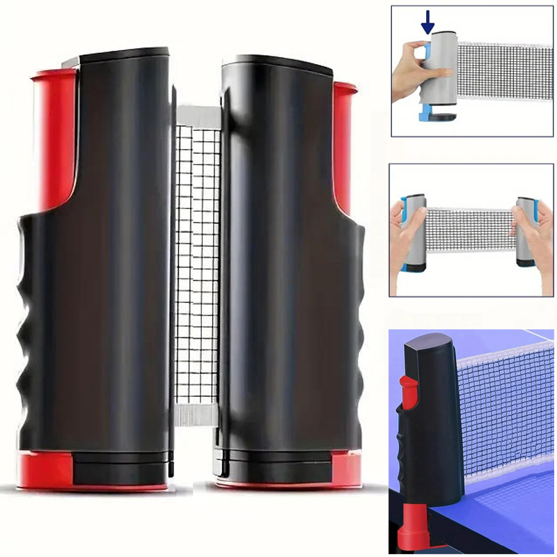 格納式卓球ネットどこでも使用可能ホットスポーツ交換用ピンポン - Table Tennis Net のレビューと価格