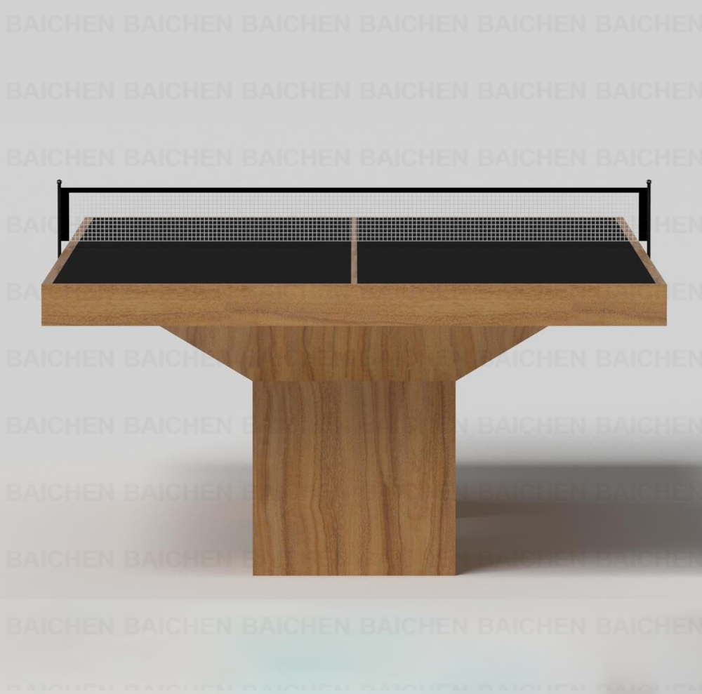 プロ仕様のモダンな可動式輸入無垢材耐久性卓球台 OEM OD - Table Tennis Club Logo のレビューと価格