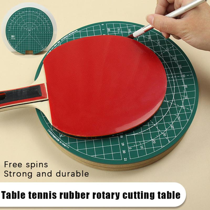 新しい卓球ラバー回転カッティングマットセット DIY カッテ - Table Tennis Padel のレビューと価格
