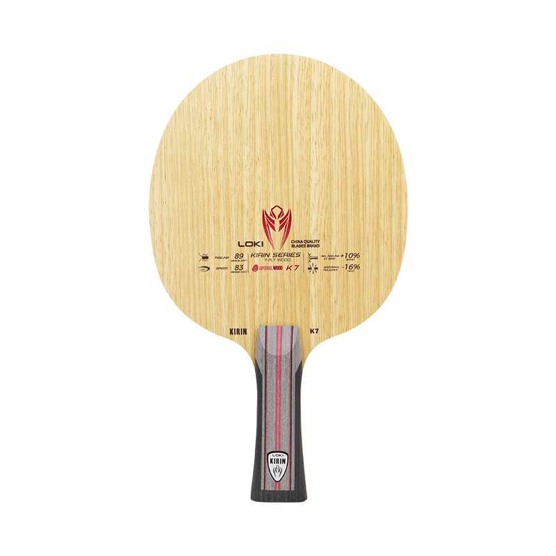 LOKI KIRINシリーズ卓球ブレードK7 7枚合板純木ピ - Table Tennis Blade のレビューと価格
