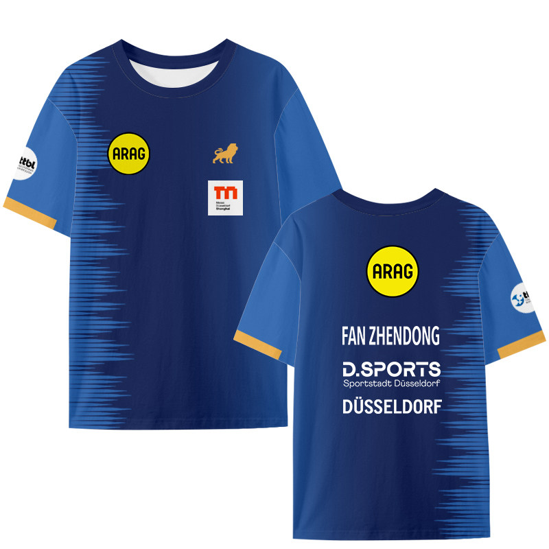 ファン用卓球ジャージ メンズ 半袖Tシャツ スポーツトレーニ - Table Tennis Drawing のレビューと価格