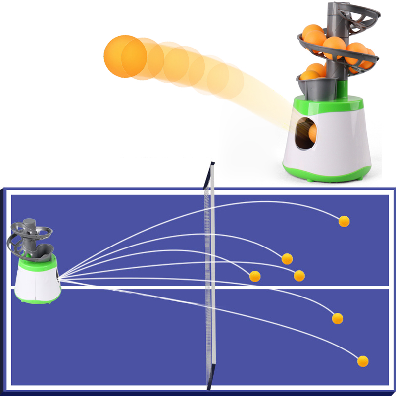 4 * 単三電池ミニ卓球ロボットサービスピッチングマシントレ - Table Tennis Umpire のレビューと価格